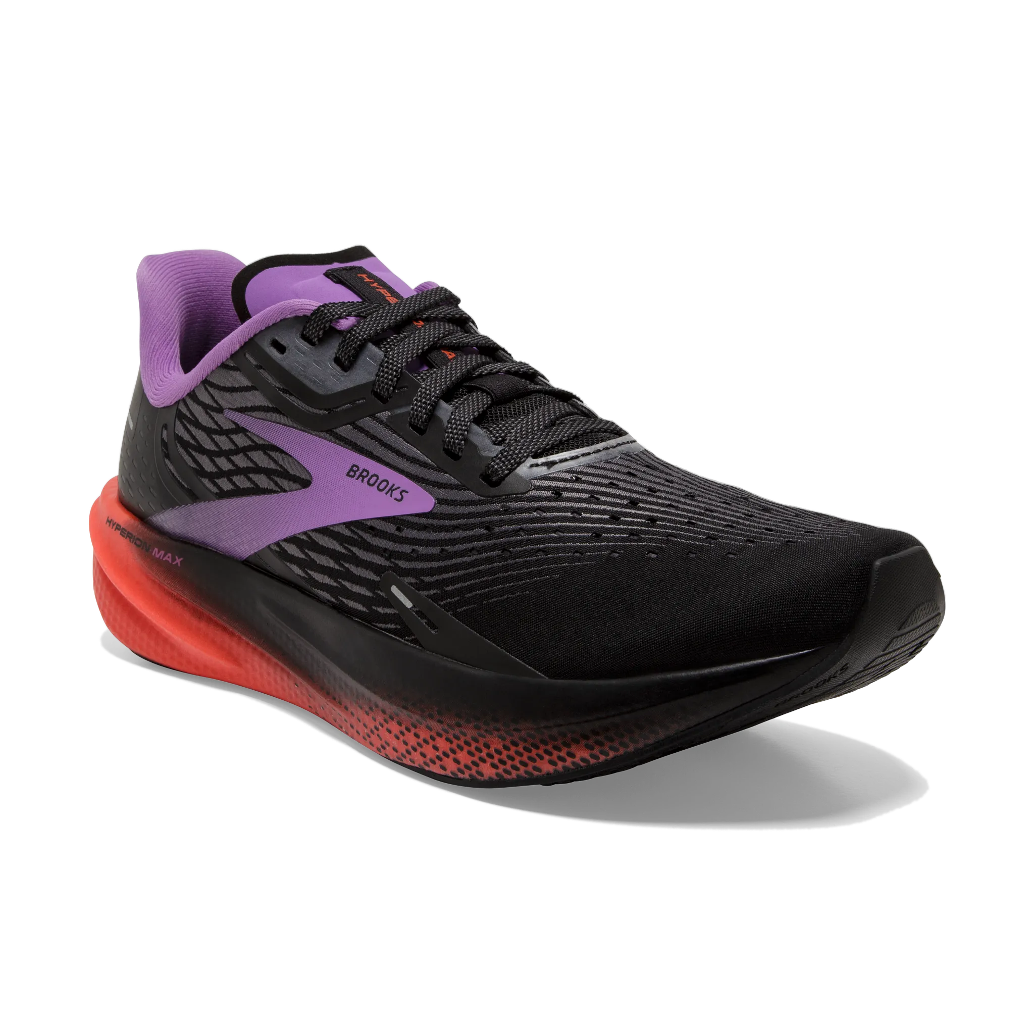 Women's Hyperion Max Compression Web Plate running in a butte area shoes