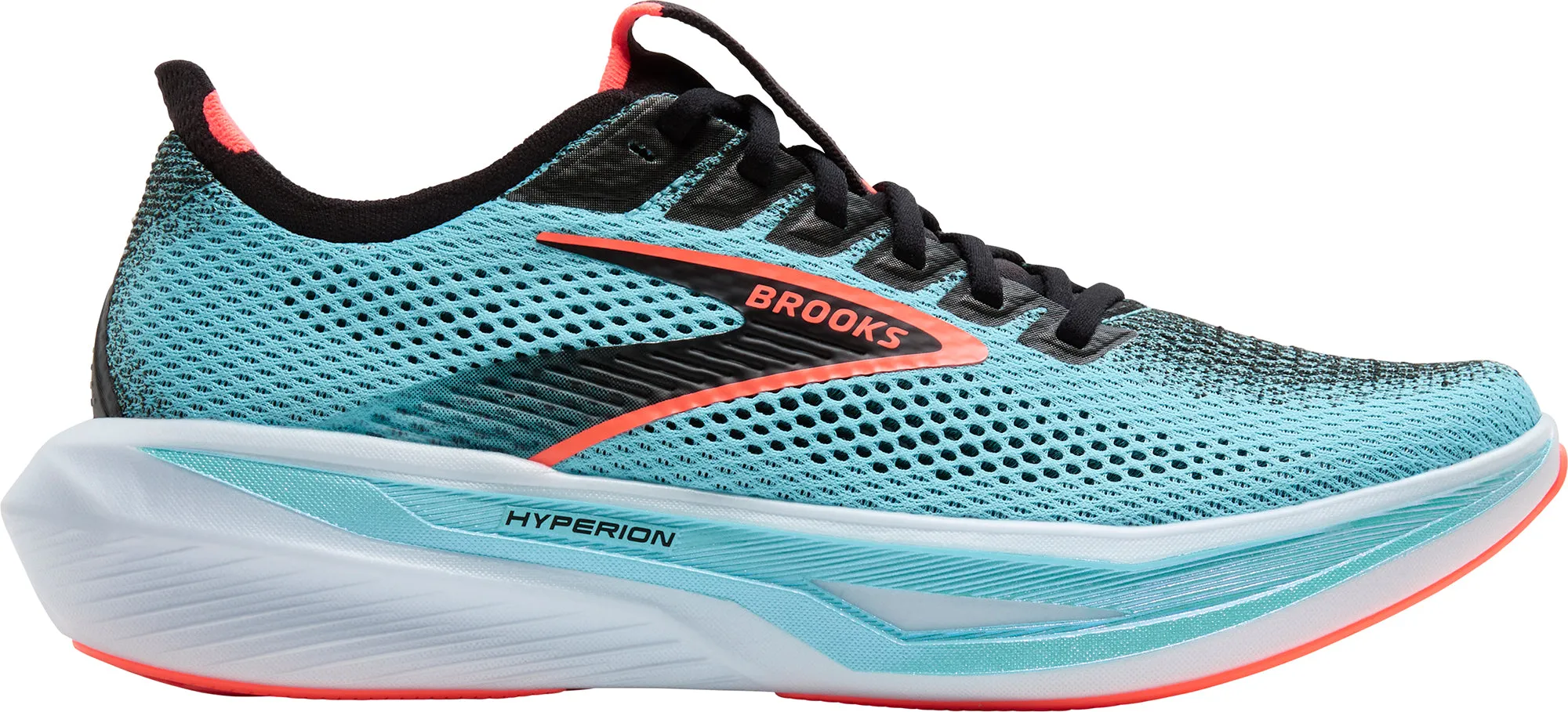 Brooks Hyperion 3 Mens Running Shoes - Blue Moisture Control Insole snowy