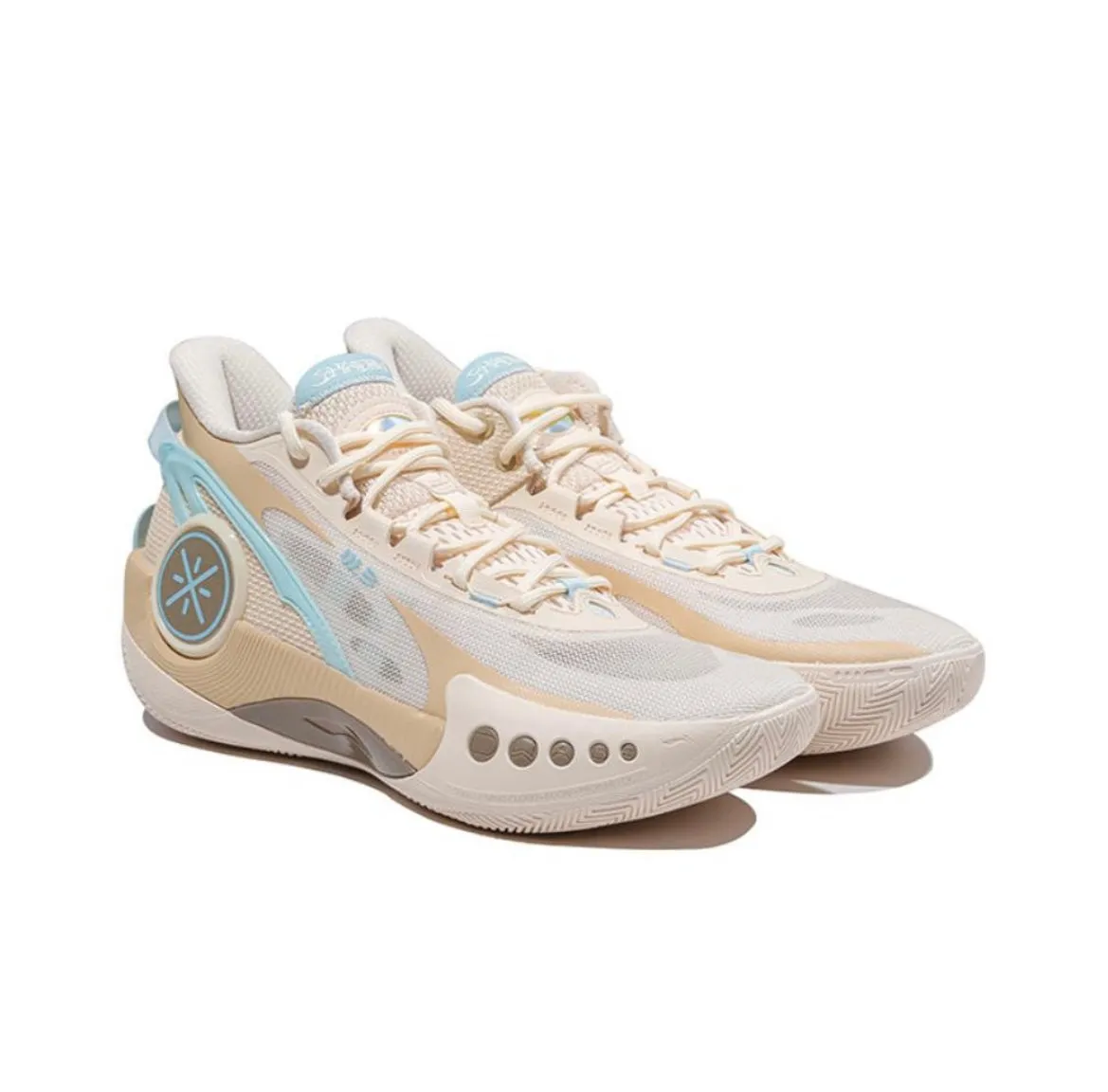 D'Angelo Russell x Li Ning Wade Shadow 3 TD - Apricot Molded Heel Stabilizer Enhanced Ball Transition