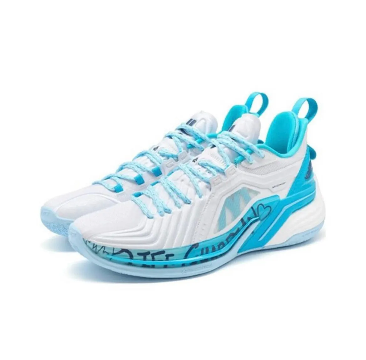 Dynamic response Ergonomic Lacing Configuration Xtep Jeremy Lin Jlin 3 - Smart Blue