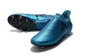 New Adidas X Series FG Ocean Storm Soccer Cleats Shoes Blue Black Defend Strong