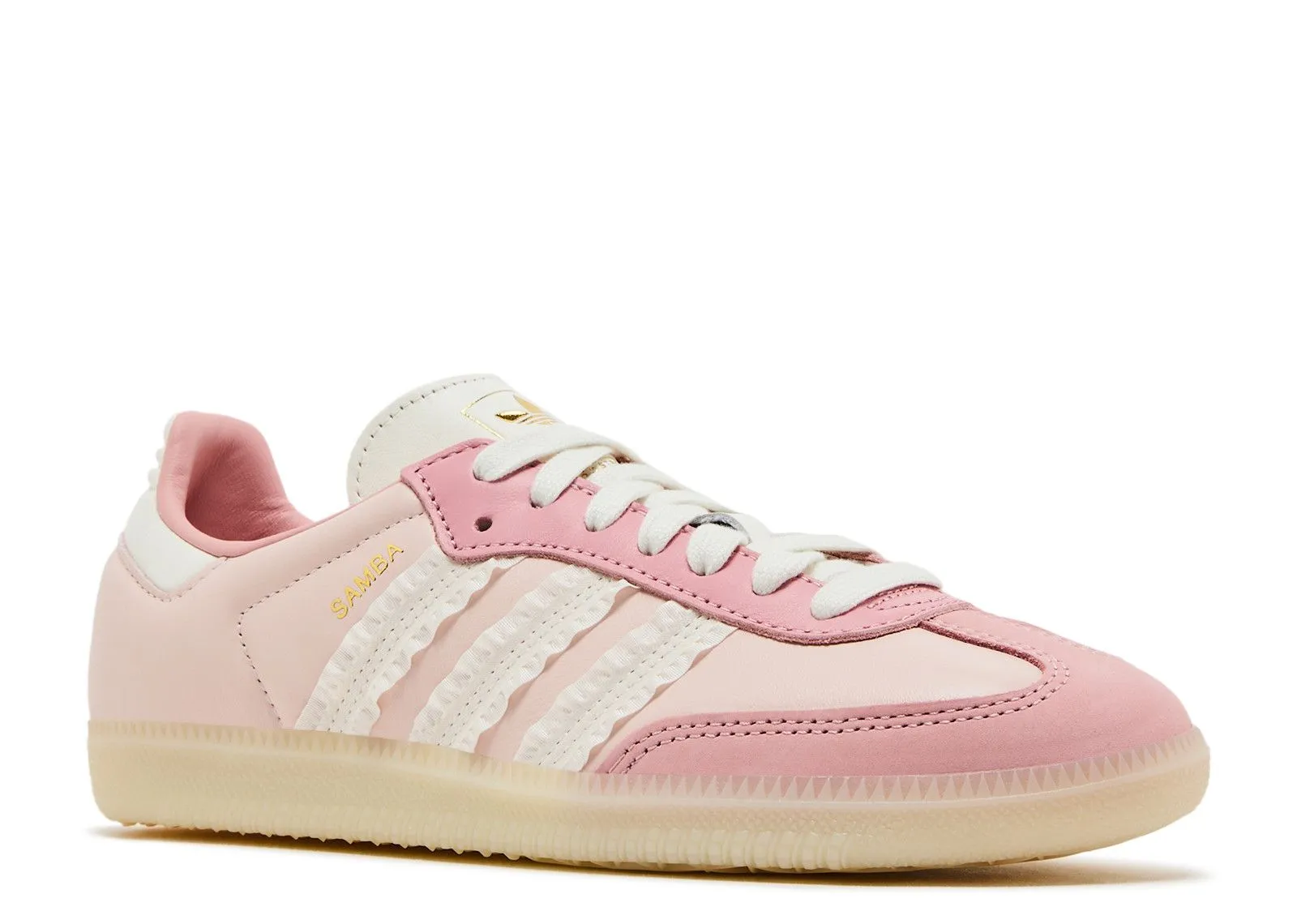 Quick Dry Textiles group run Adidas Samba Ruffle Stripes Pack Wonder Mauve