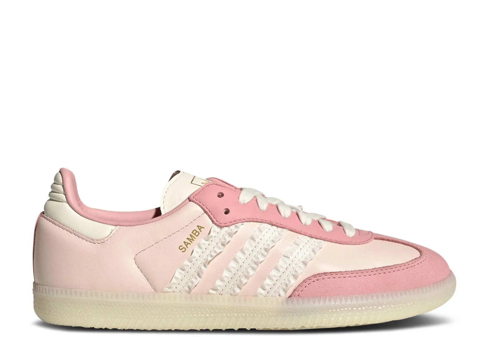 Adidas Samba Ruffle Stripes Pack Wonder Mauve Feet Support Padded