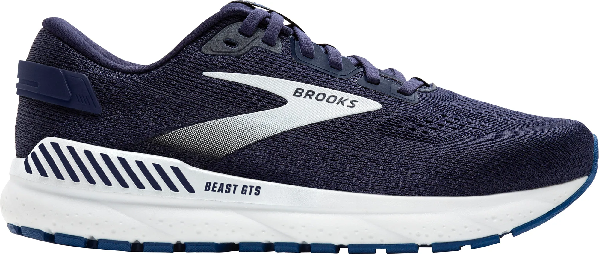 Brooks Beast GTS 24 Mens Running Shoes - Navy Light - weight sole ultimate - running