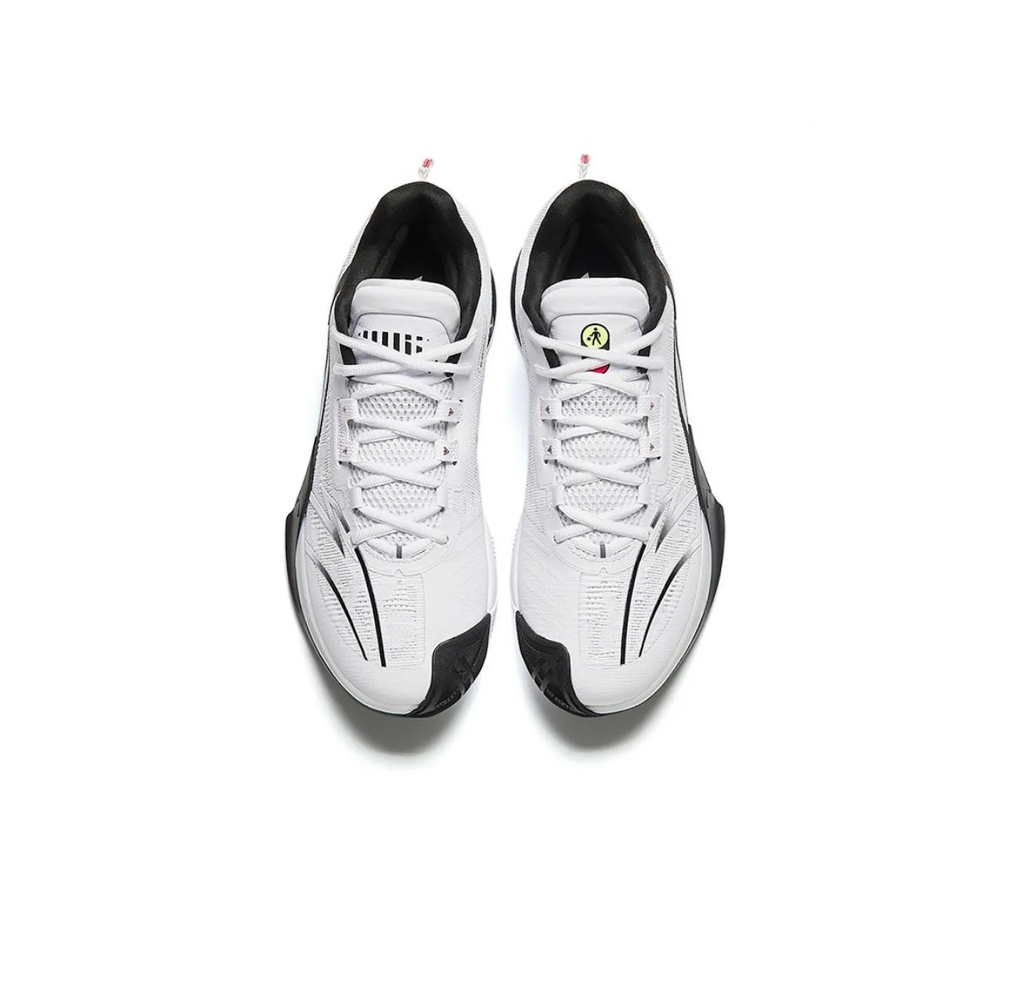 Hollow Core Midsole Structure Smooth Pace Anta Shock Sweep 5 - White/Black