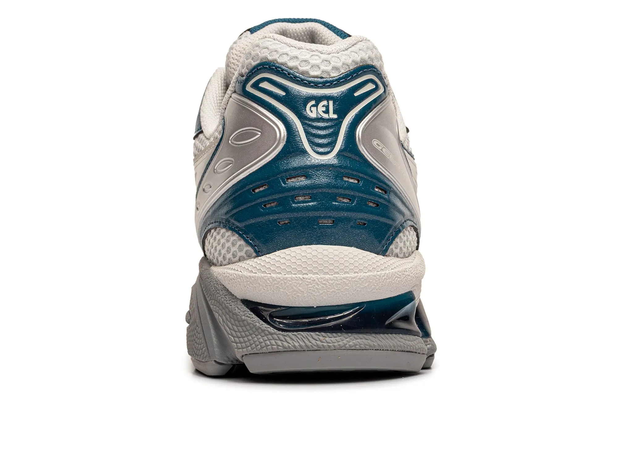 Asics Gel-Kayano Glacier Grey / Pure Silver 14 xld running in a bluff area shoes