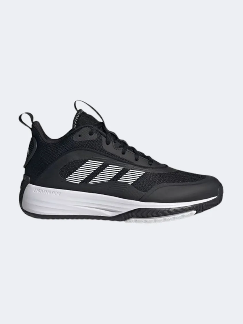 Ergonomic Shape Concert Mood Adidas Own The Game 3 Men Basketball Shoes Black/White