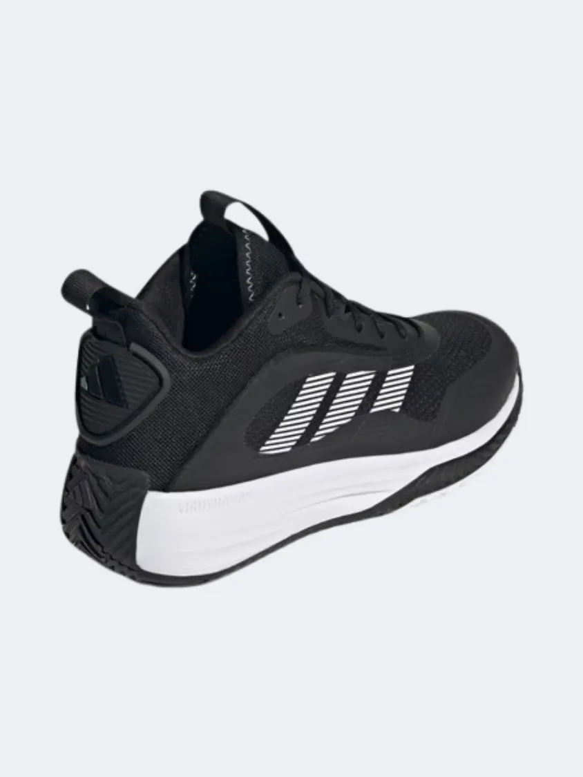 Slip Safe Adidas Own The Game 3 Men Basketball Shoes Black/White