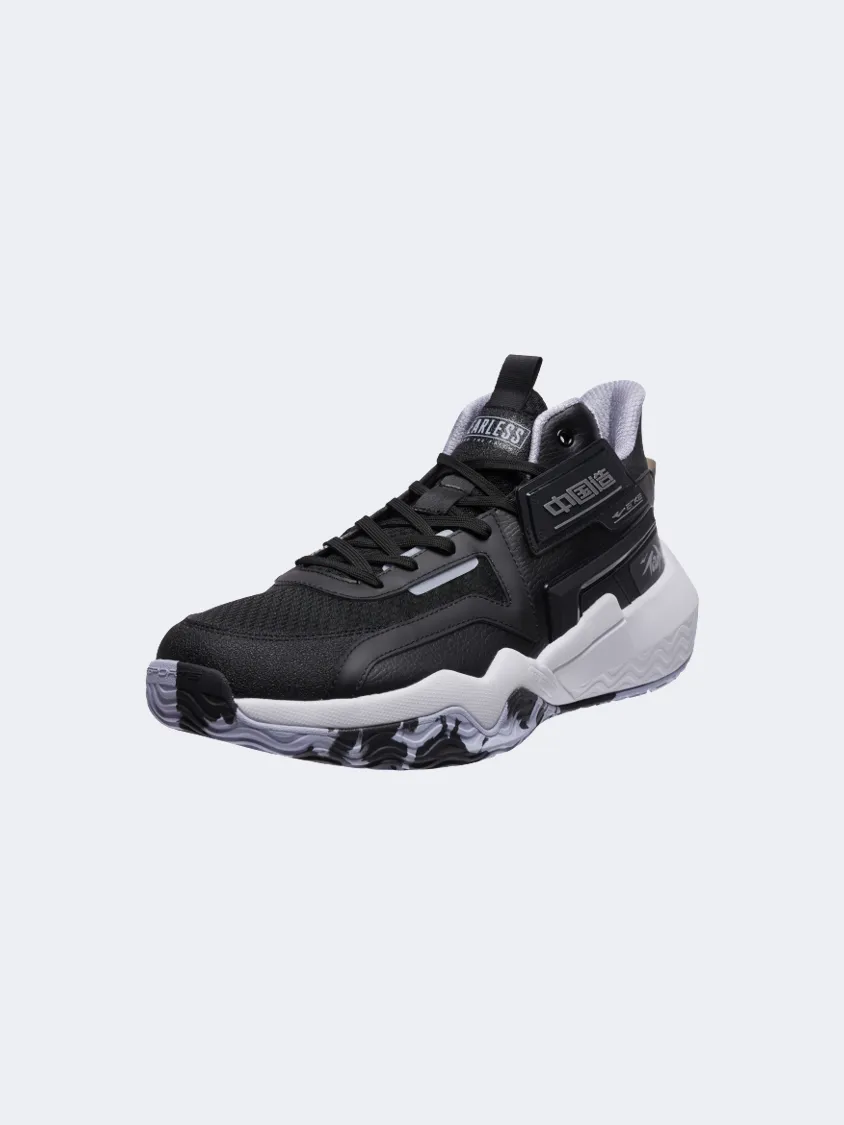 Erke  Men Basketball Shoes Black/Purple Modern Edge Water Edge