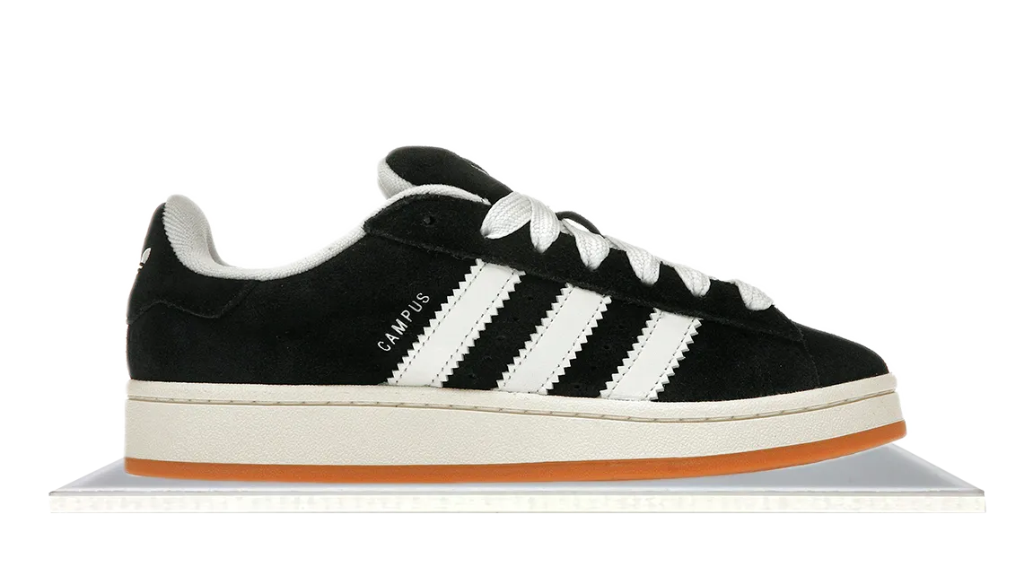 Adidas Campus 00s Core Black Mesh Fabric Low Arch