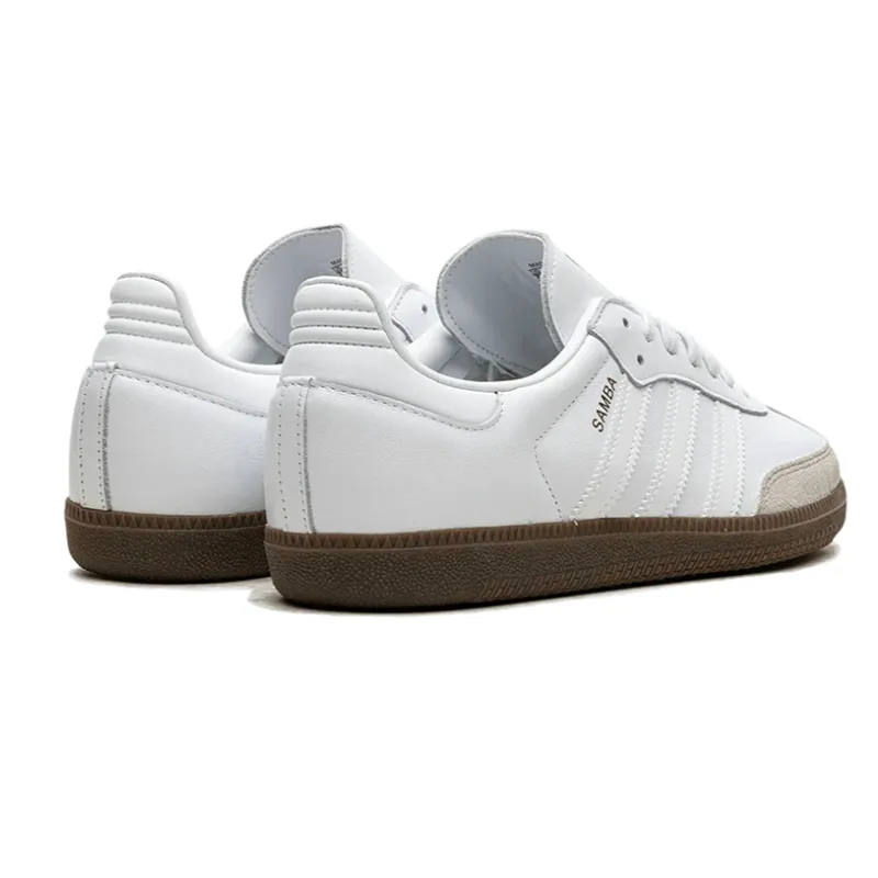 Adidas Samba Cloud White Blue Gum Running Light