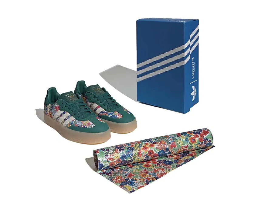 Adidas Sambae X Liberty London flex design No Lace
