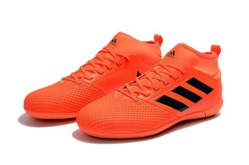Adidas ACE TF Soccer Cleats Shoes Orange Defender Role Game Motion