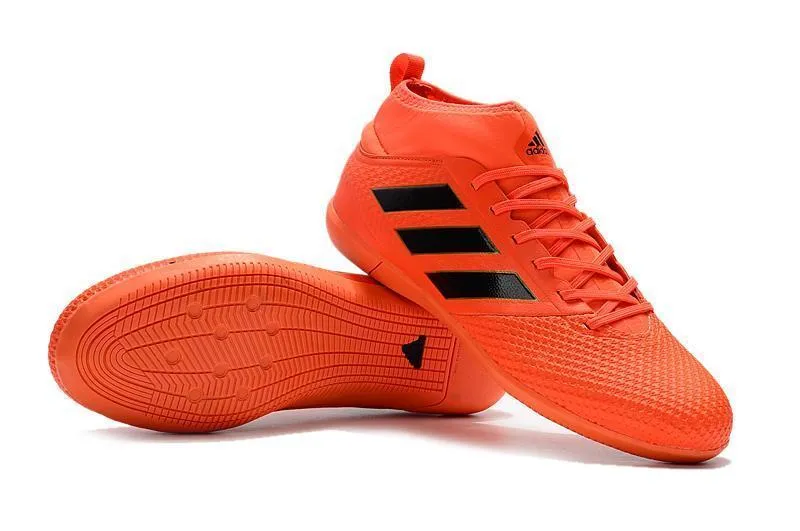 Adidas ACE TF Soccer Cleats Shoes Orange Tight Lining Lightweight Design