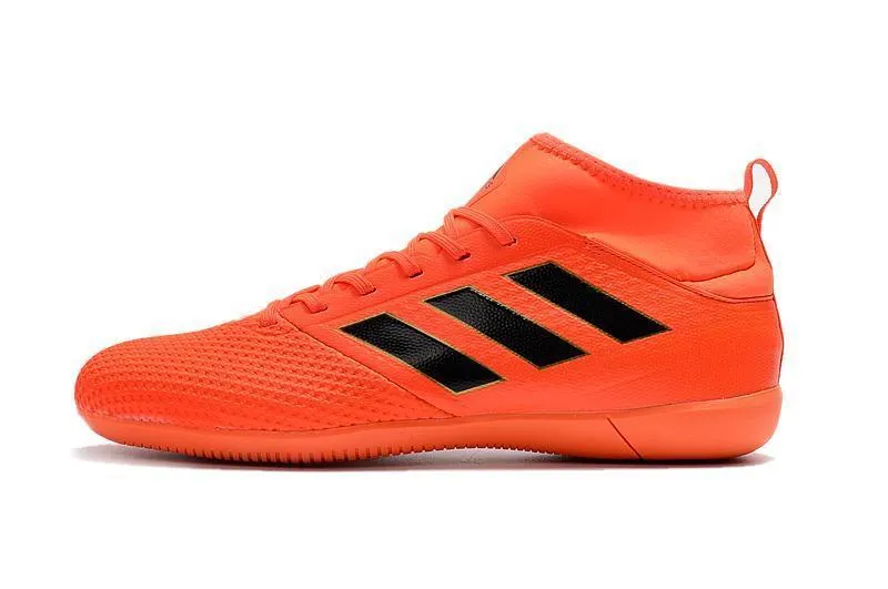 Adidas ACE TF Soccer Cleats Shoes Orange Toe Alignment Optimal Comfort