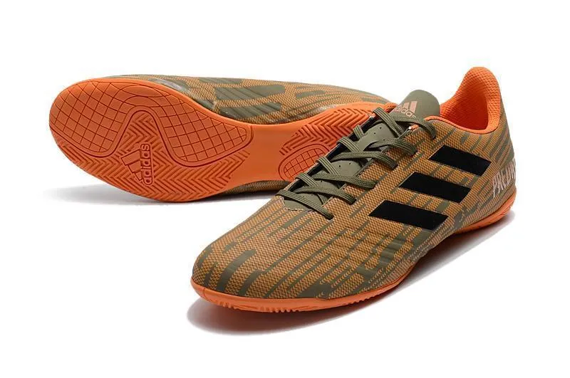 Moisture wicking New Adidas Predator Tango 18.4 TF Soccer Cleats Shoes Orange Black