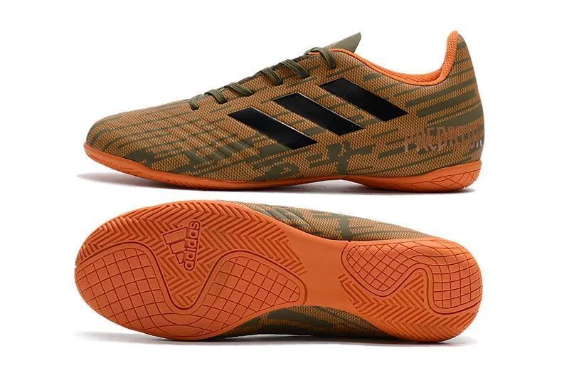Responsive sole Pro Grip New Adidas Predator Tango 18.4 TF Soccer Cleats Shoes Orange Black
