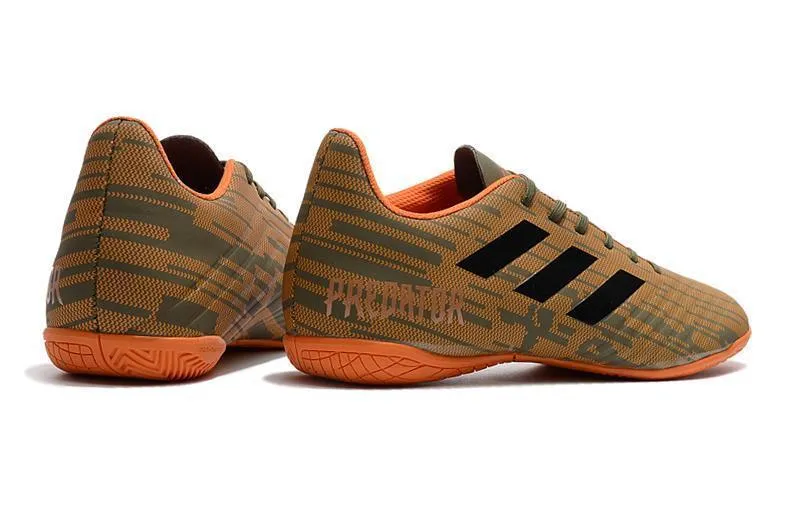 Daily Practice Pro Level Performance New Adidas Predator Tango 18.4 TF Soccer Cleats Shoes Orange Black