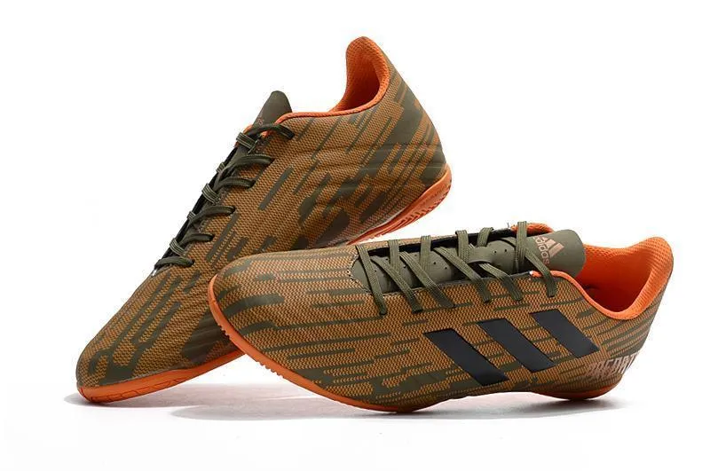 Pro Grip New Adidas Predator Tango 18.4 TF Soccer Cleats Shoes Orange Black