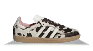 Adidas Samba OG Cow Print Stacked Heel Design