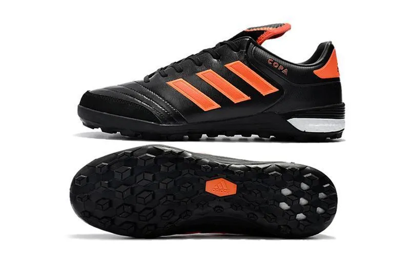 Adidas Copa Indoor Soccer Cleats Shoes Black Orange Pace Control Touch Focus
