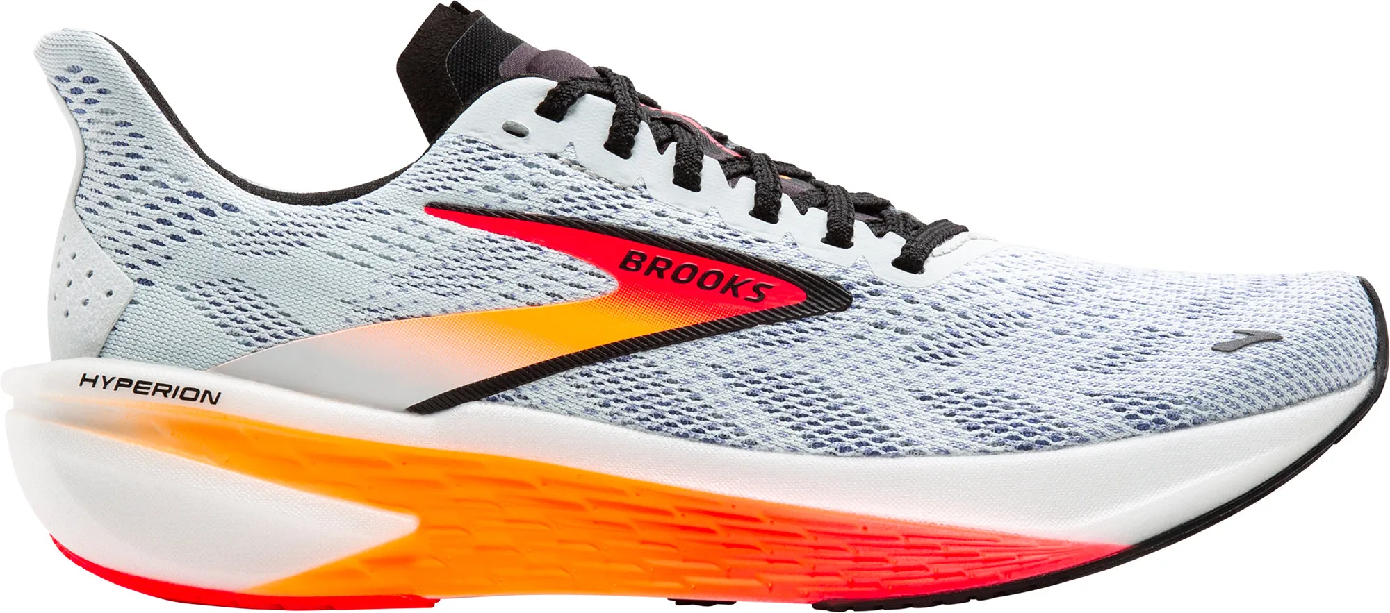Brooks Hyperion 2 Womens Running Shoes - Grey Contoured Footbed marathon - event running shoes