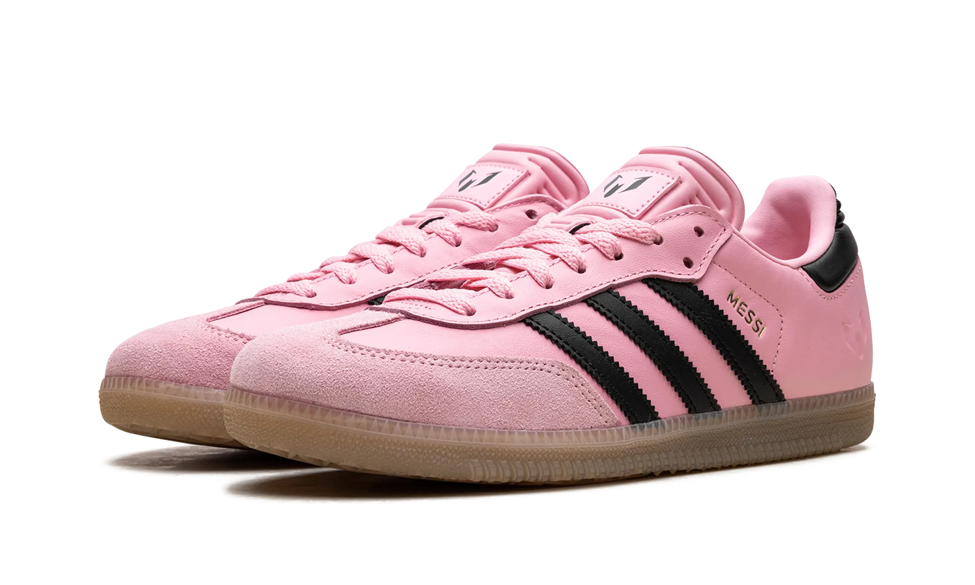 Date Stroll Airport Travel Samba Indoor GS "Messi Light Pink Black"