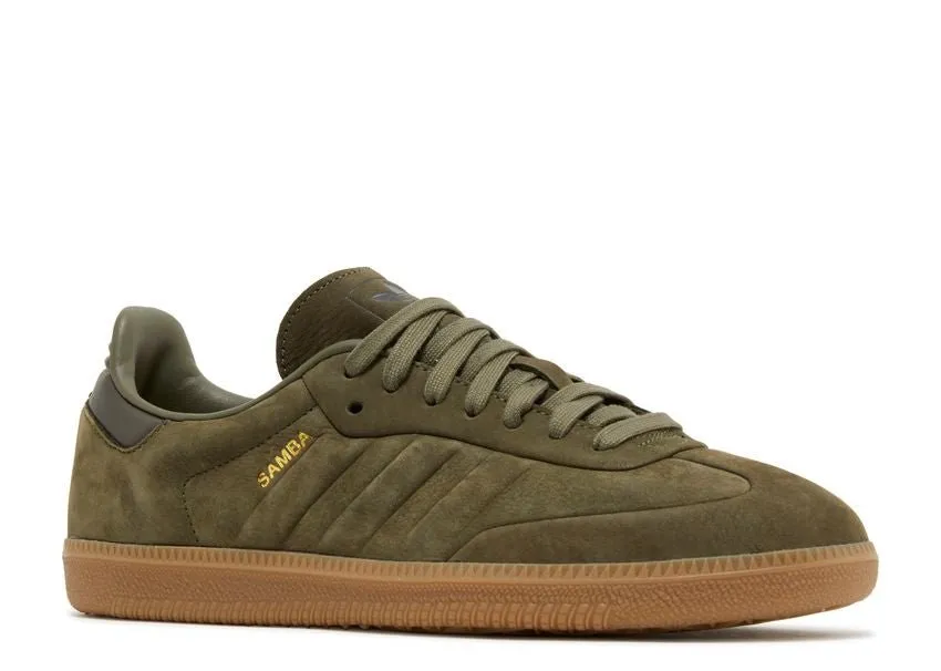 Adidas Samba OG Olive Strata Gum Slip In