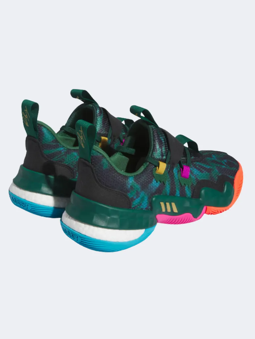 Adidas Trae Young 1 Men Basketball Shoes Dark Green/Black Heritage Line