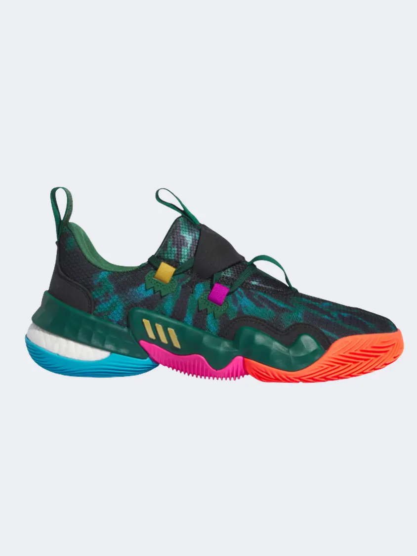 Adidas Trae Young 1 Men Basketball Shoes Dark Green/Black Proprioception Enhance