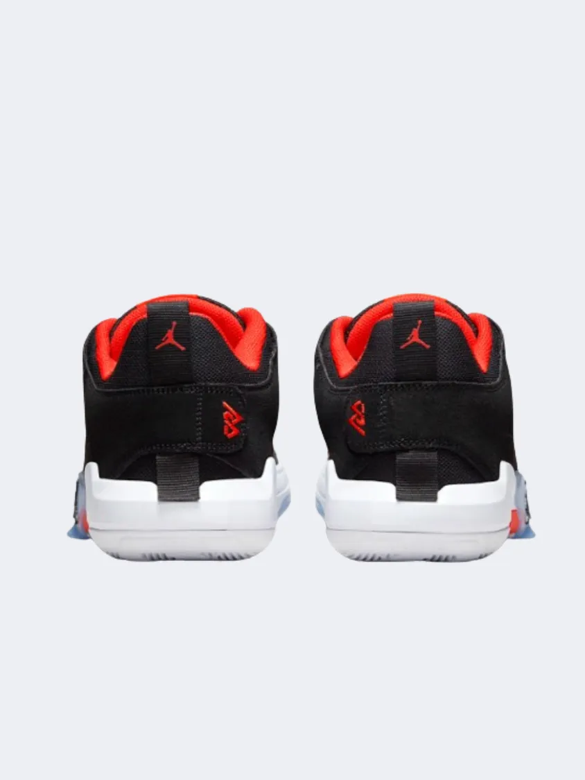 Stable construction Sweat Resistant Standing Workers Nike Jordan One Take 5 Men Basketball Espadrilles Black/White/Red