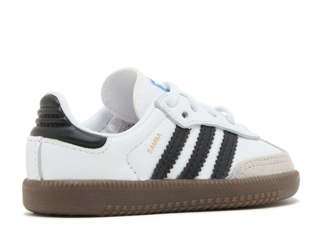 Adidas Samba OG Cloud White Core Black Gum (TD) Quick Slip