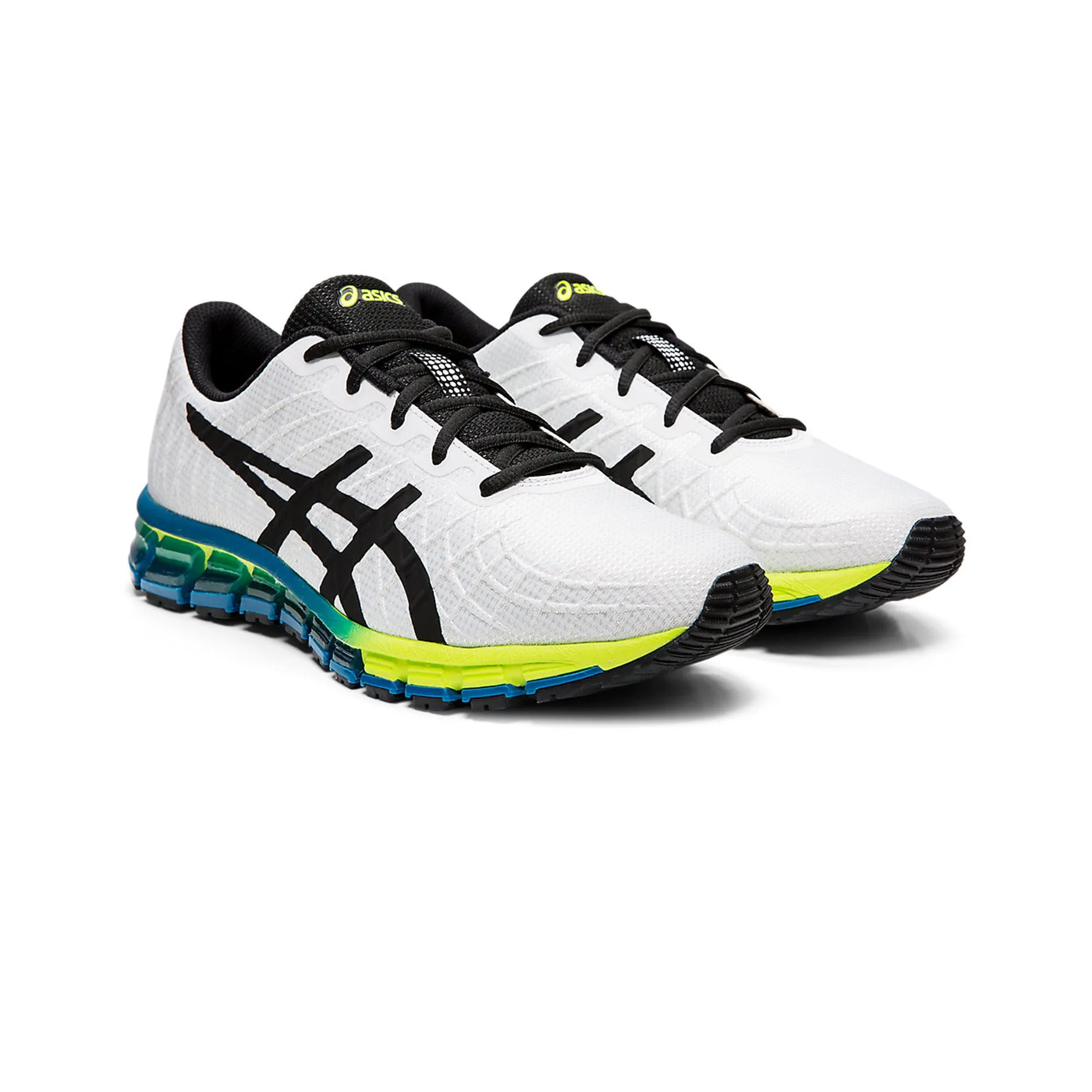 ASICS Gel Quantum 180 4 'White Safety Yellow' single - density midsole shoes