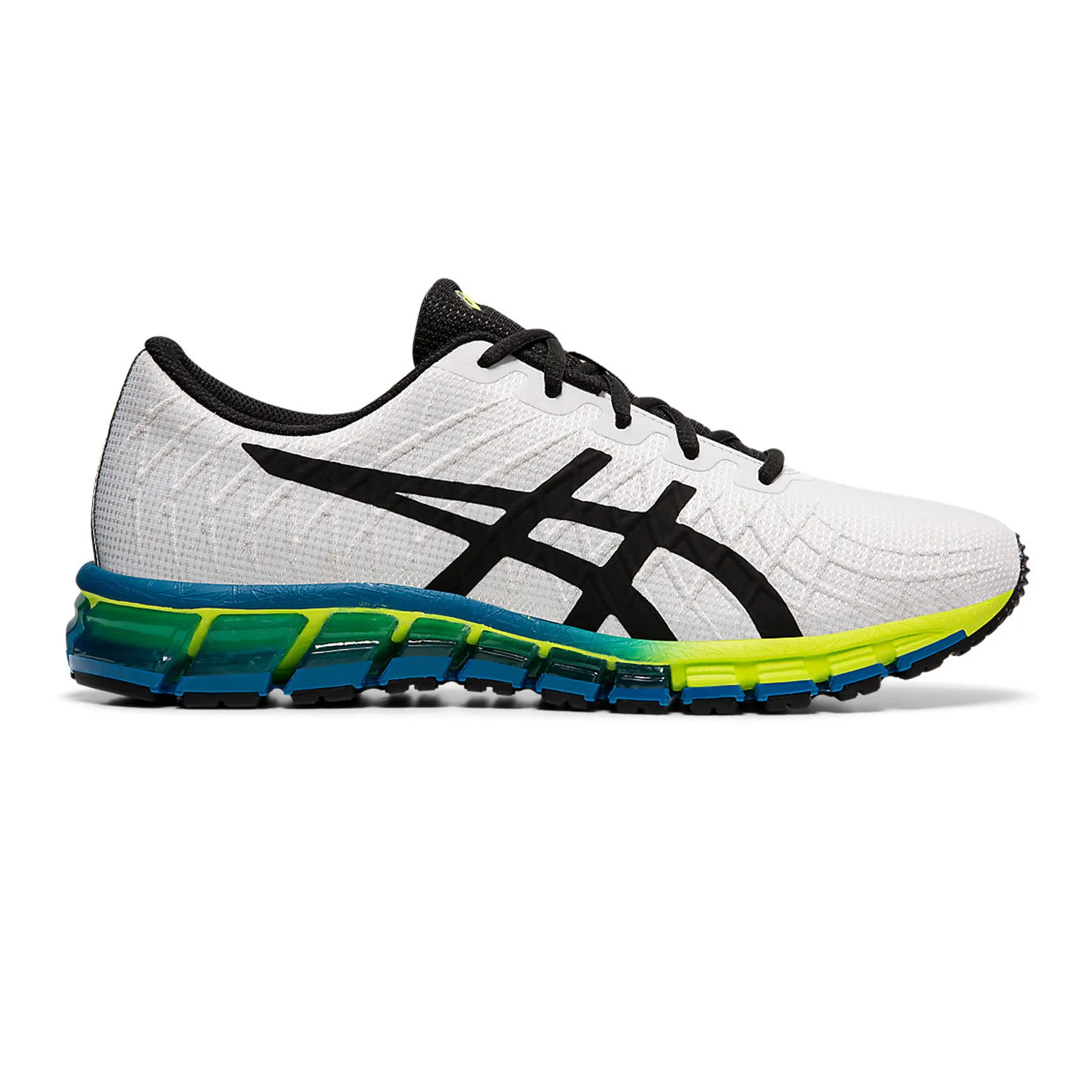 ASICS Gel Quantum 180 4 'White Safety Yellow' matte running option Anti Sink Heel Cup