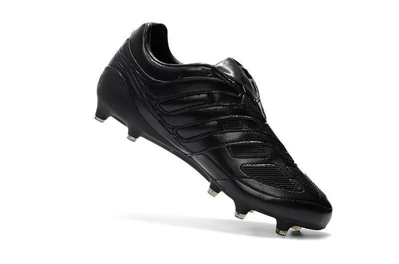 New Adidas Predator 19.1 FG Soccer Cleats Shoes All Black Youth Training