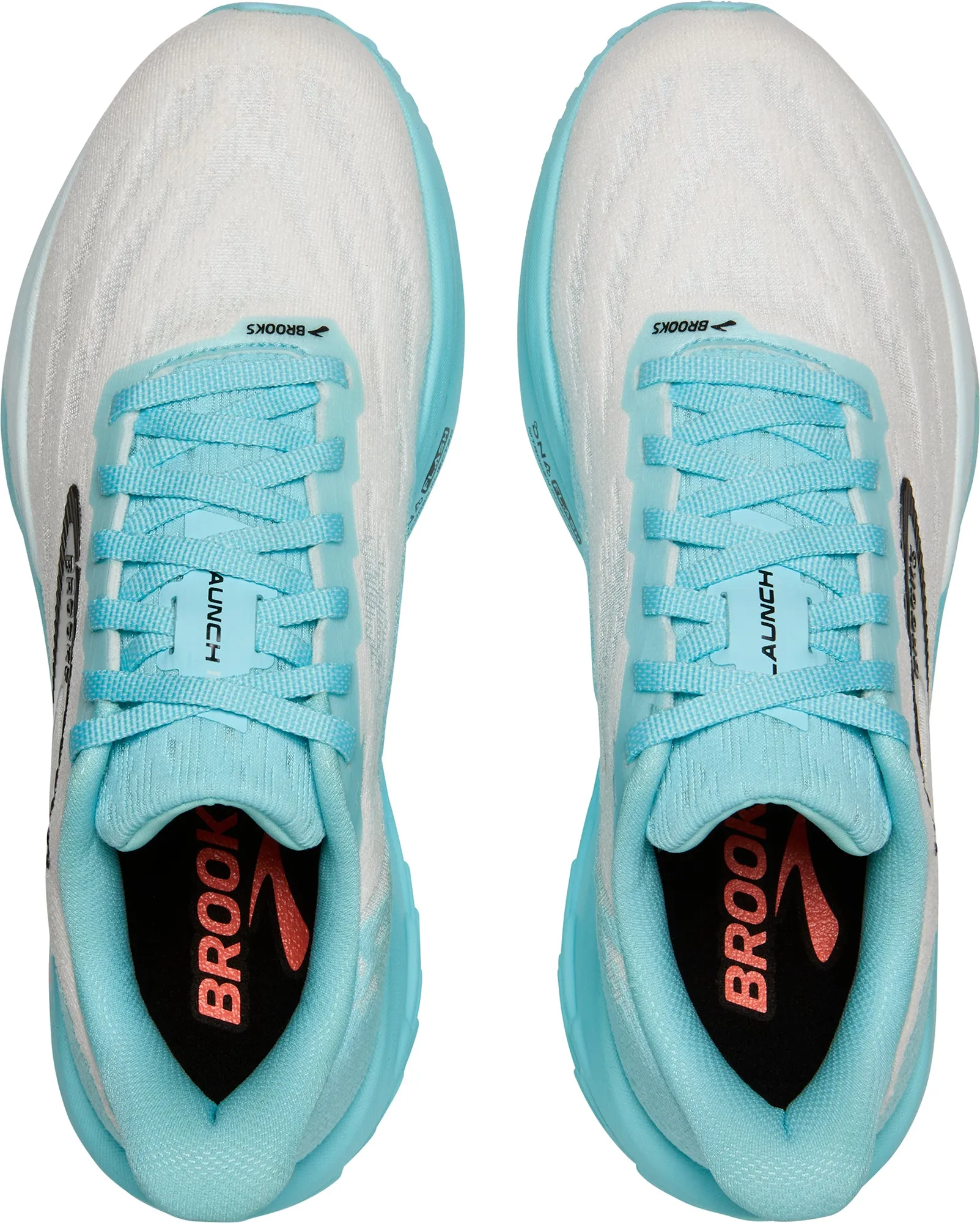 carbon - fiber plate Brooks Launch 11 Womens Running Shoes - White