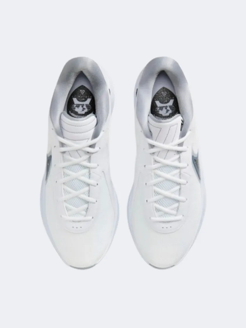 Dust Guard Anti Odor Nike Zoom Freak 6 Men Basketball Shoes White/Black/Grey