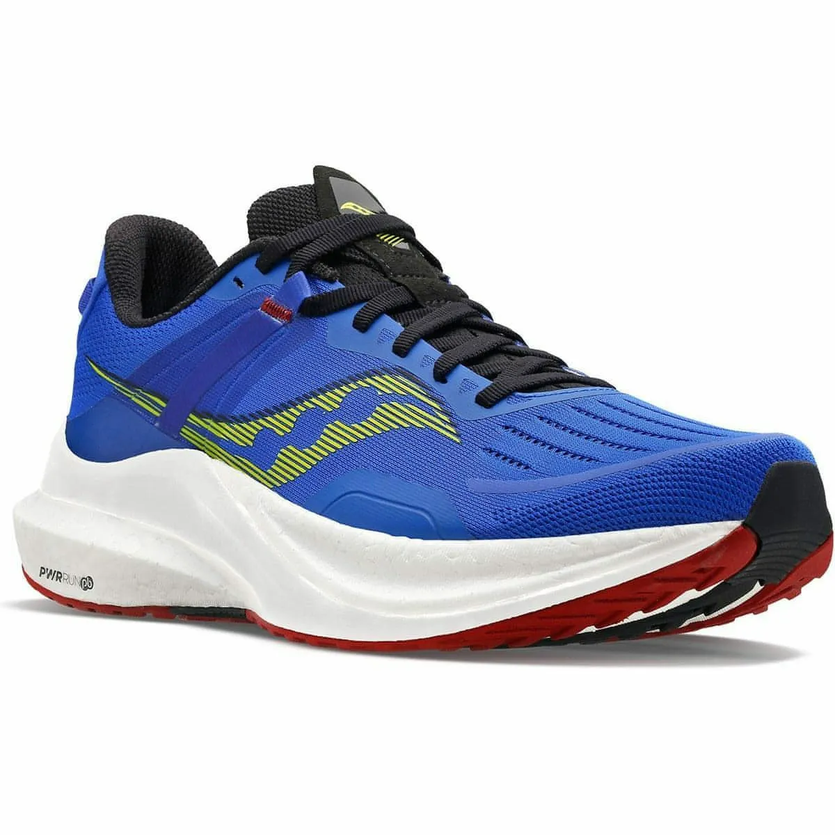 Saucony Tempus Mens Running Shoes - Blue air - filled running gear Hyper Compression Zones