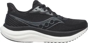 Advanced Motion Guidance Saucony Triumph 23 WIDE FIT Womens Running Shoes - Black