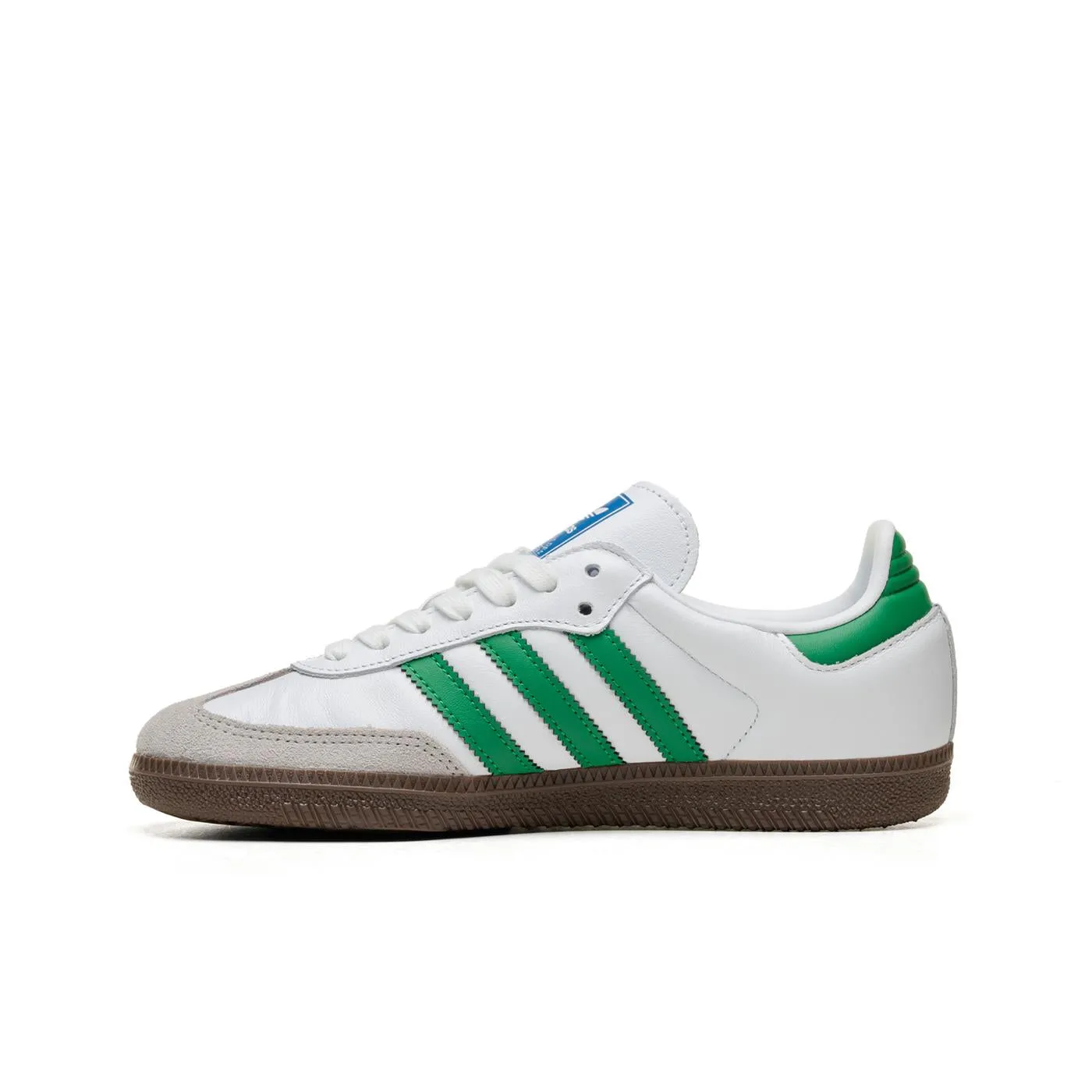 Log Path Eco Wear Adidas Originals Samba OG Cloud White/Green/Gum5