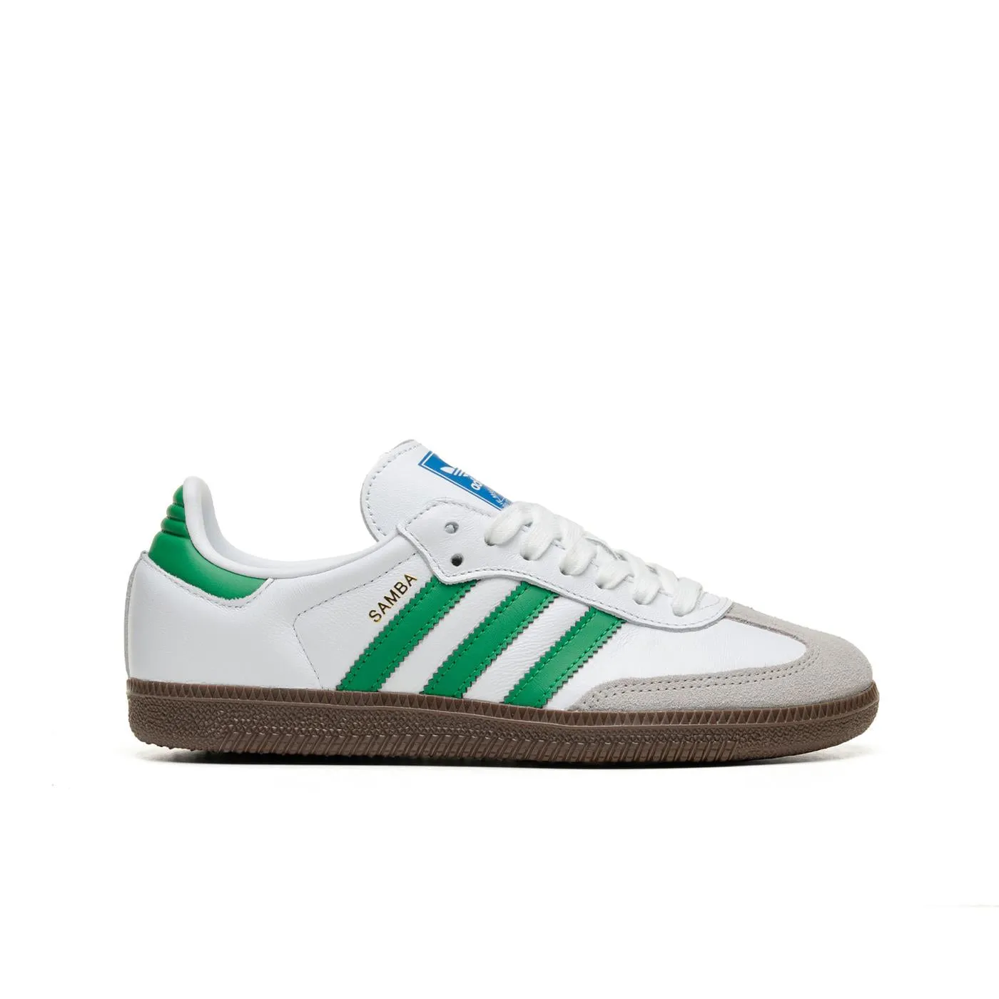 Light   weight   design Memory Foam Layer Adidas Originals Samba OG Cloud White/Green/Gum5