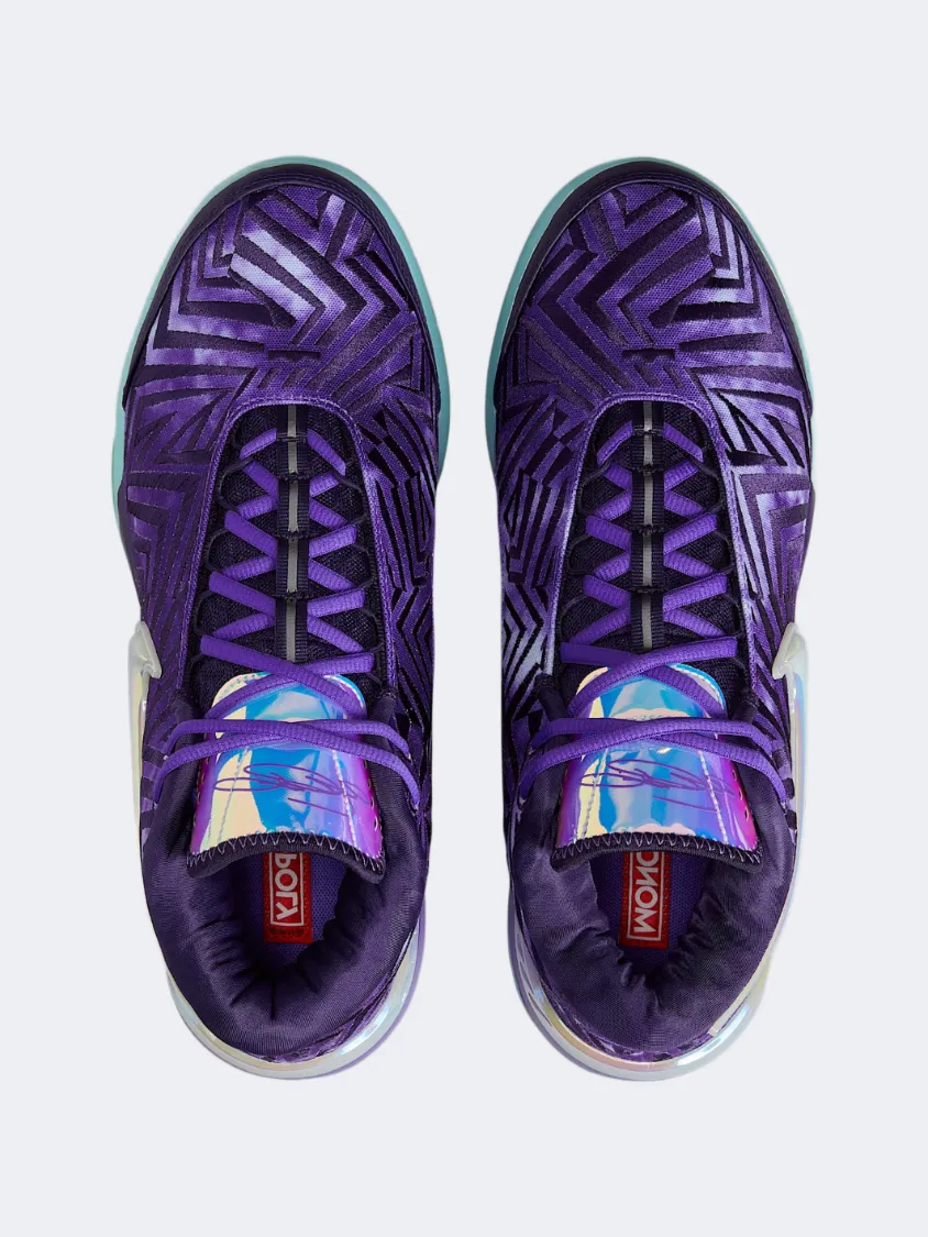 Nike Lebron Nxxt Genisus Qs Men Basketball Shoes Violet/White/Purple Zip Up
