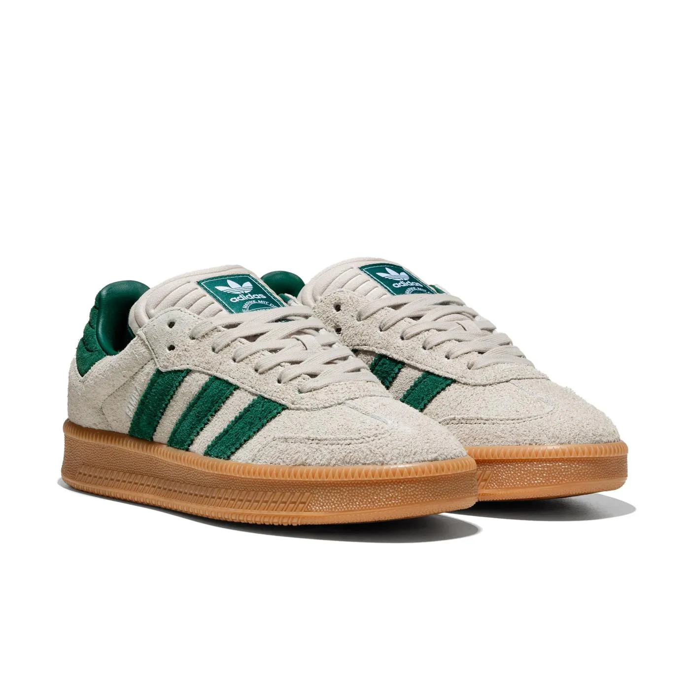 Adidas Originals Samba XLG Putty Grey/Collegiate Green Freedom Steps Medit Cool