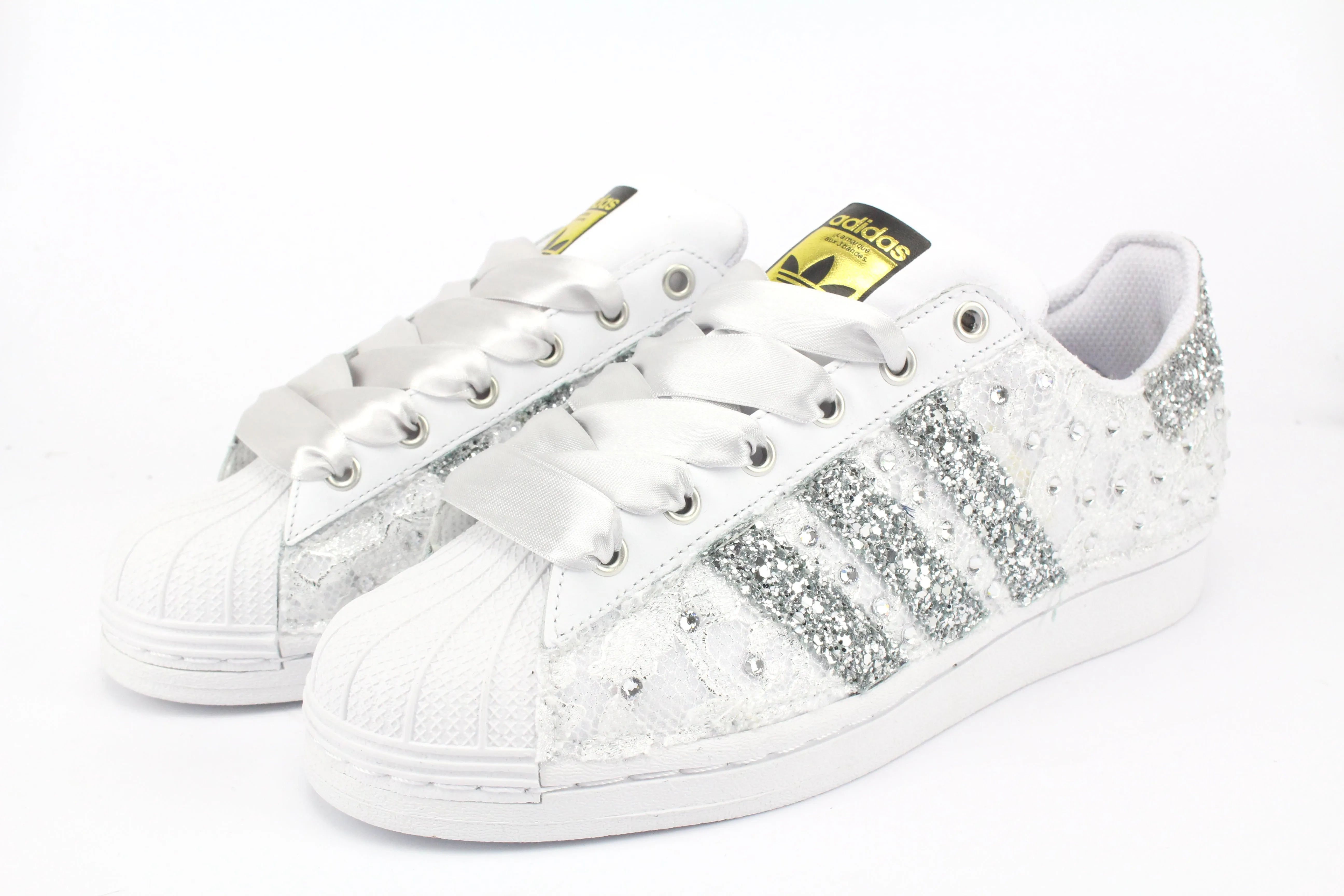 Adidas Superstar Pizzo Silver & Strass Termo Daily Move