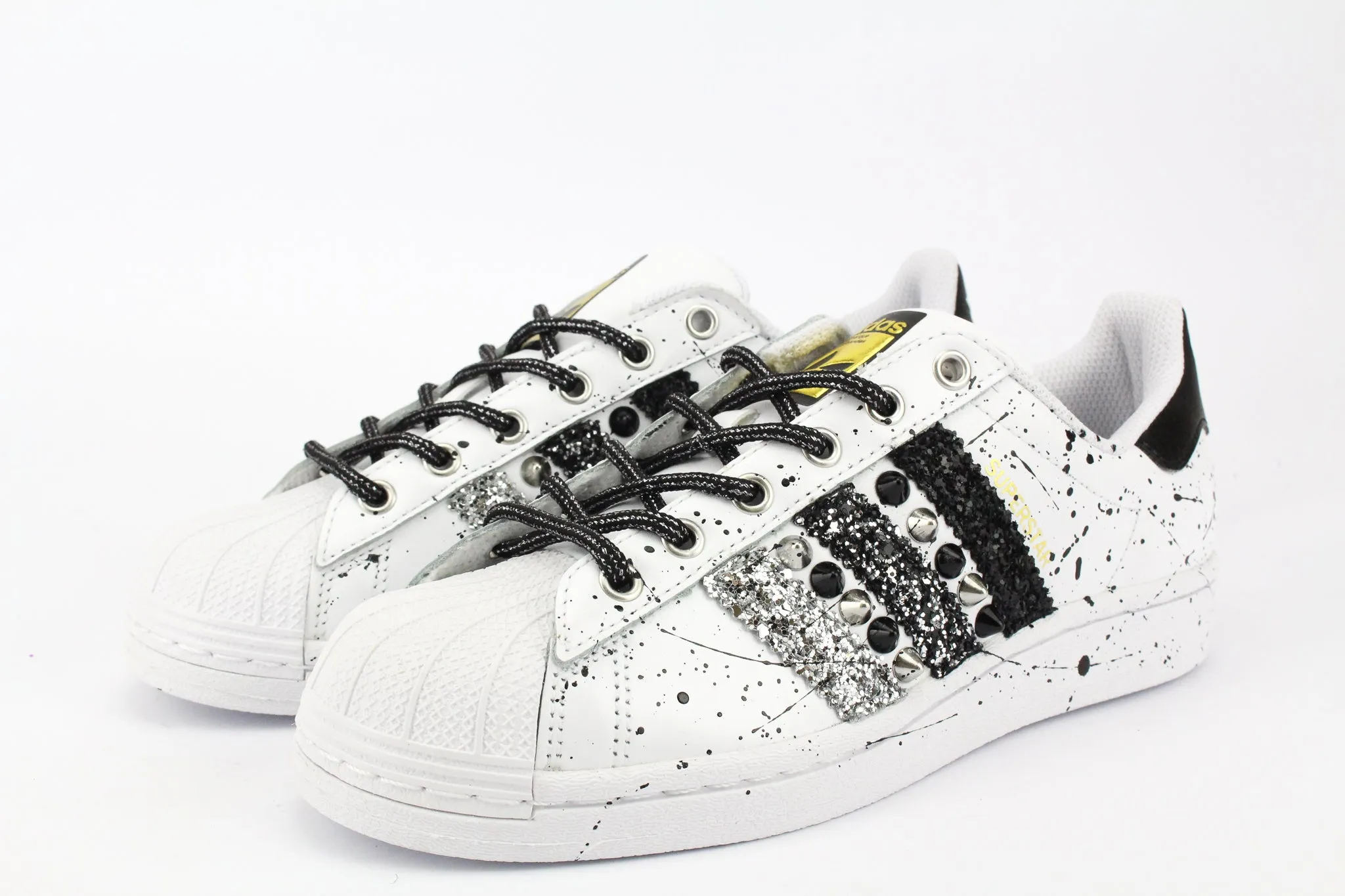 Supportive Adidas Superstar Glitter Borchie & Vernice