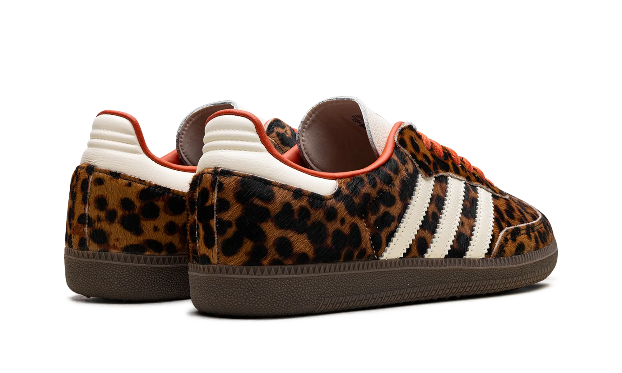 Slip Resistant Ankle friendly Samba OG WMNS "Leopard / Cream Orange"