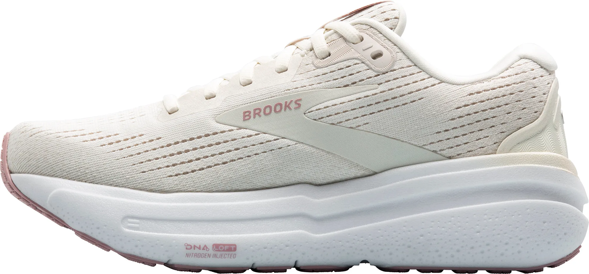 Brooks Ghost Max 2 Womens Running Shoes - Cream Foot Form