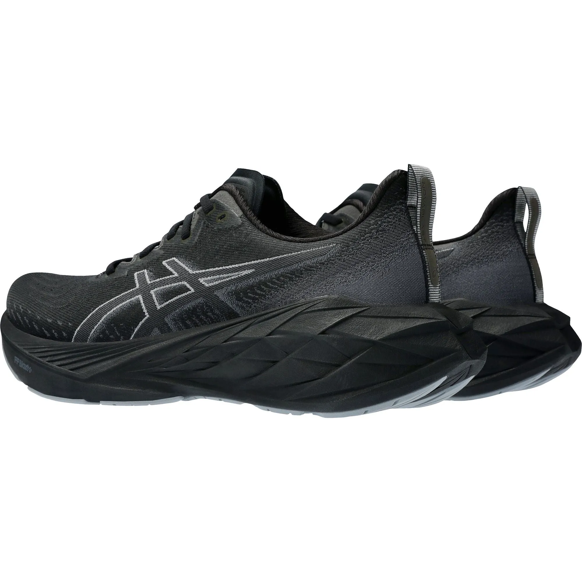Asics NovaBlast 4 Mens Running Shoes - Black Micro Adjustment Lacing System anti - odor shoe quality