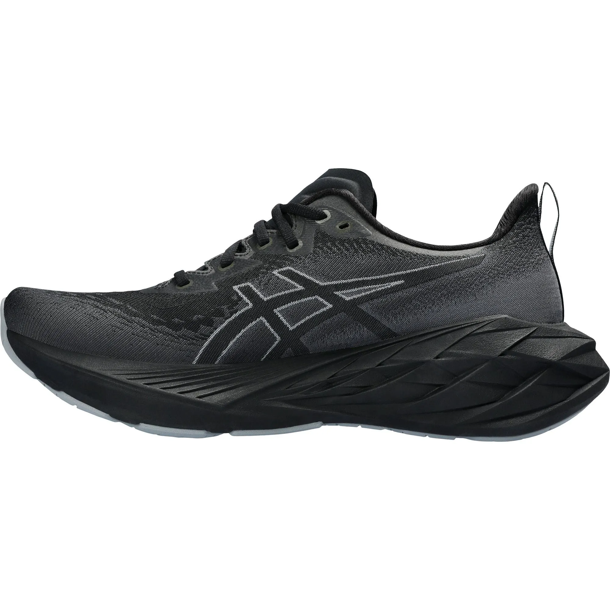 Lightweight Running Design Asics NovaBlast 4 Mens Running Shoes - Black