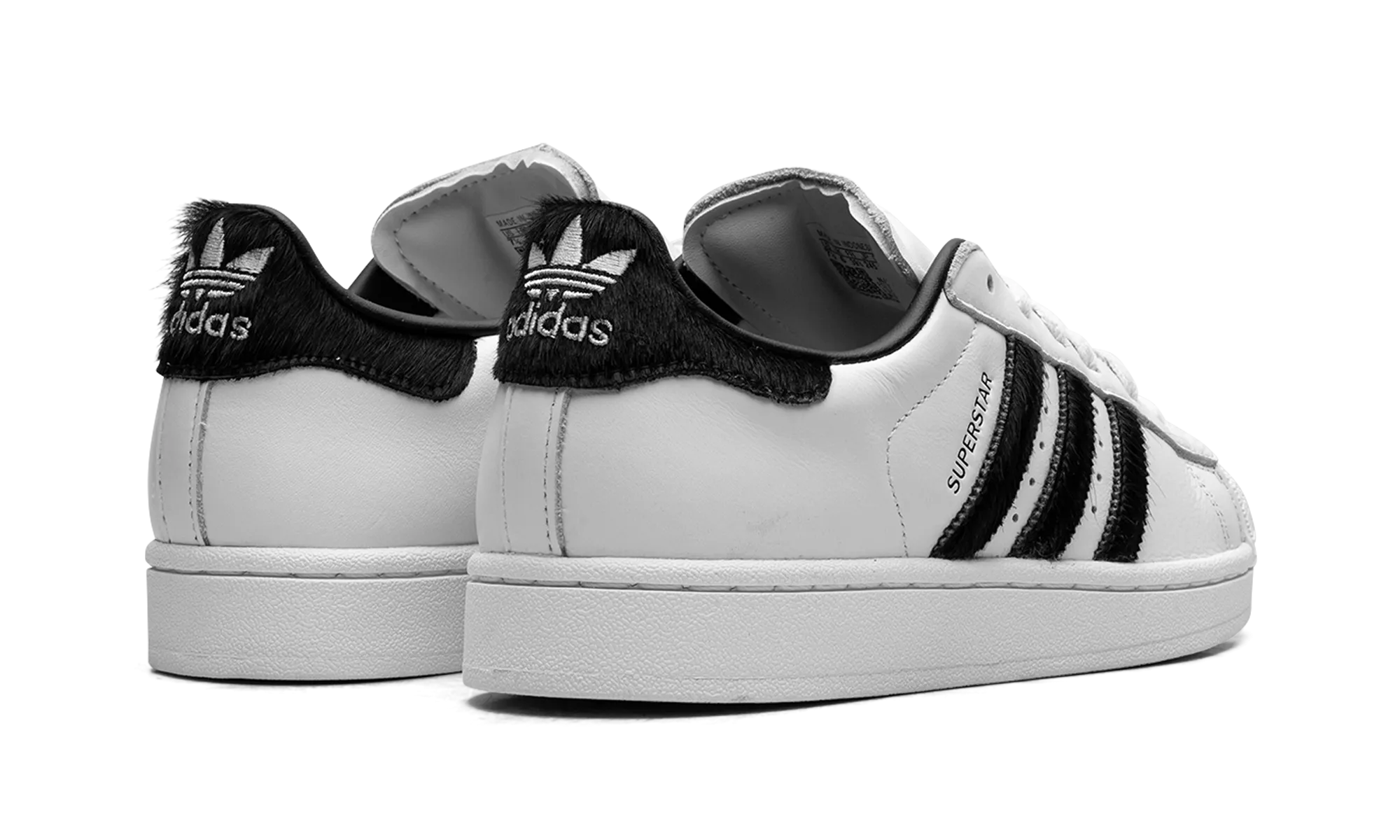 Superstar II WMNS "White Black Pony Hair" Trail Step